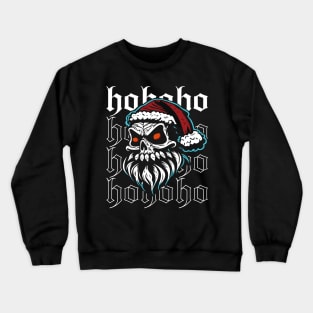 Santa Claus Skull Gothic Christmas Crewneck Sweatshirt